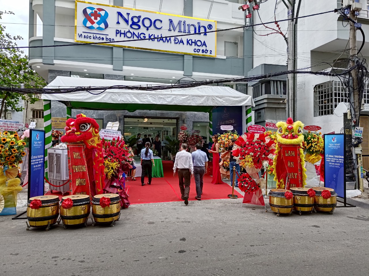 Khai truong phong kham da khoa Ngoc Minh 11