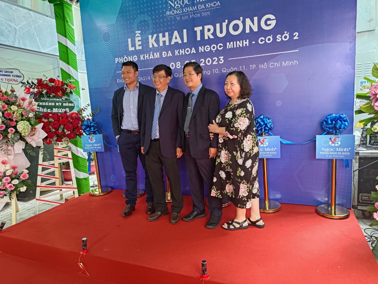 Khai truong phong kham da khoa Ngoc Minh 15