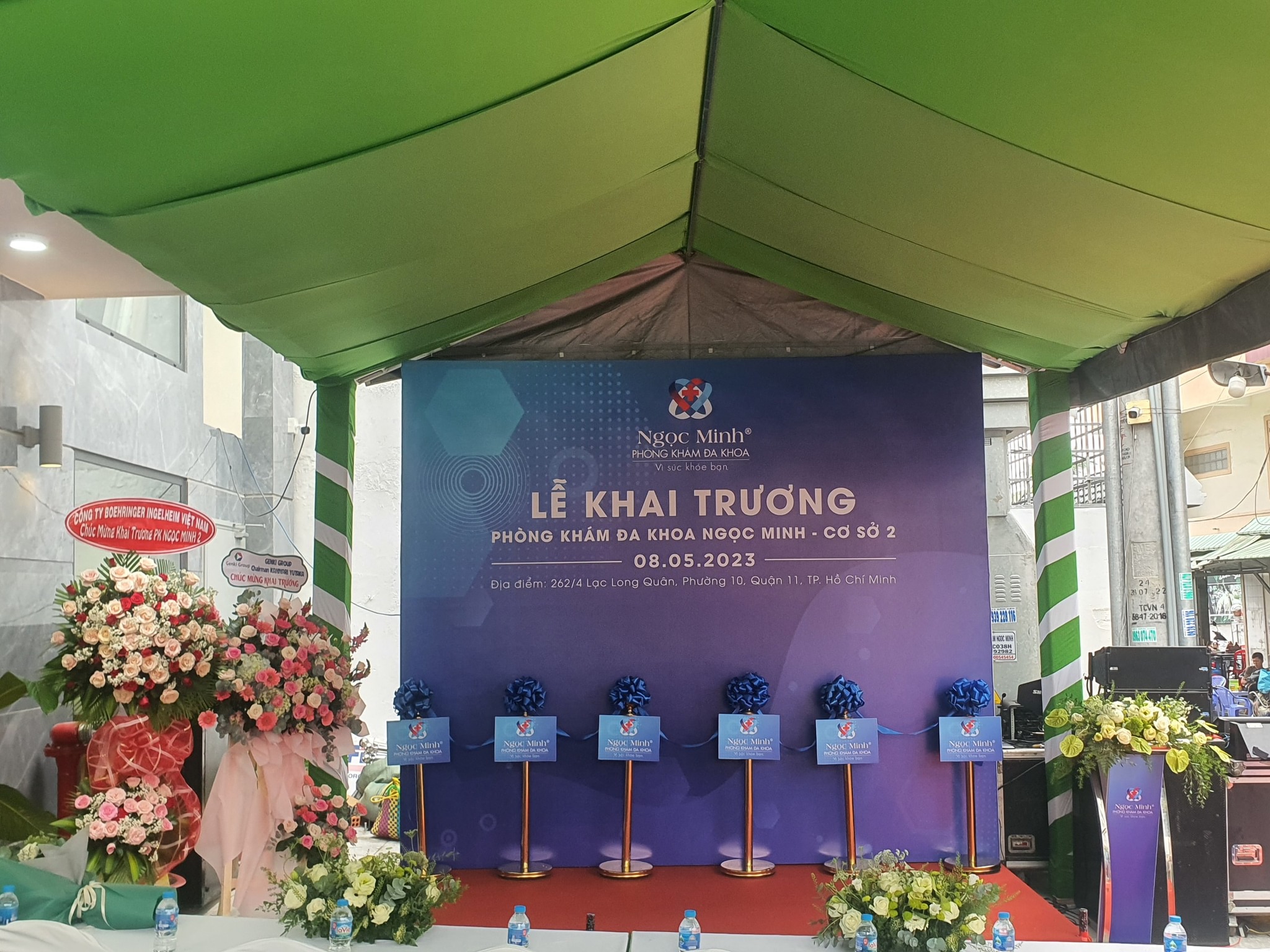 Khai truong phong kham da khoa Ngoc Minh 21