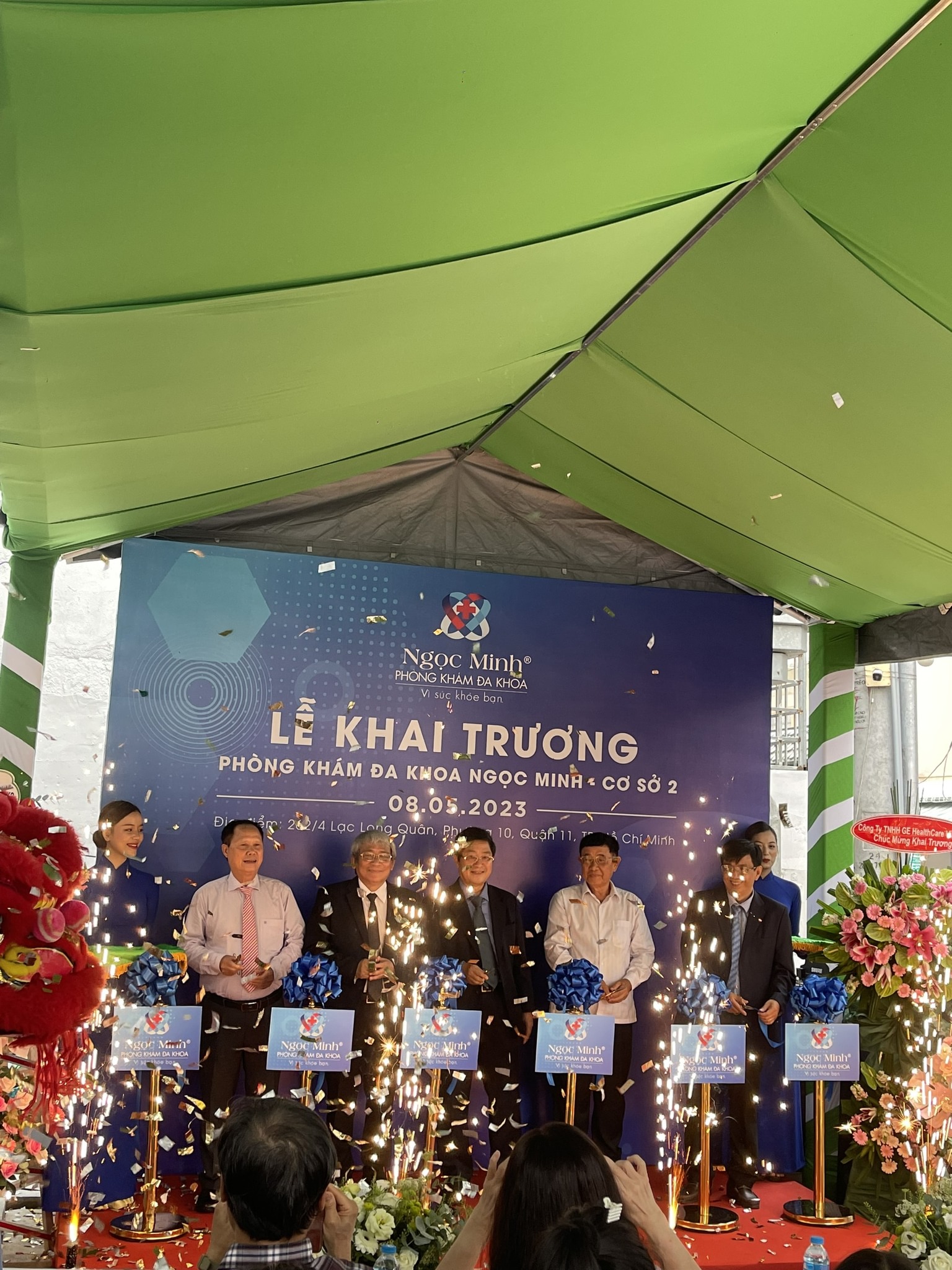 Khai truong phong kham da khoa Ngoc Minh 3